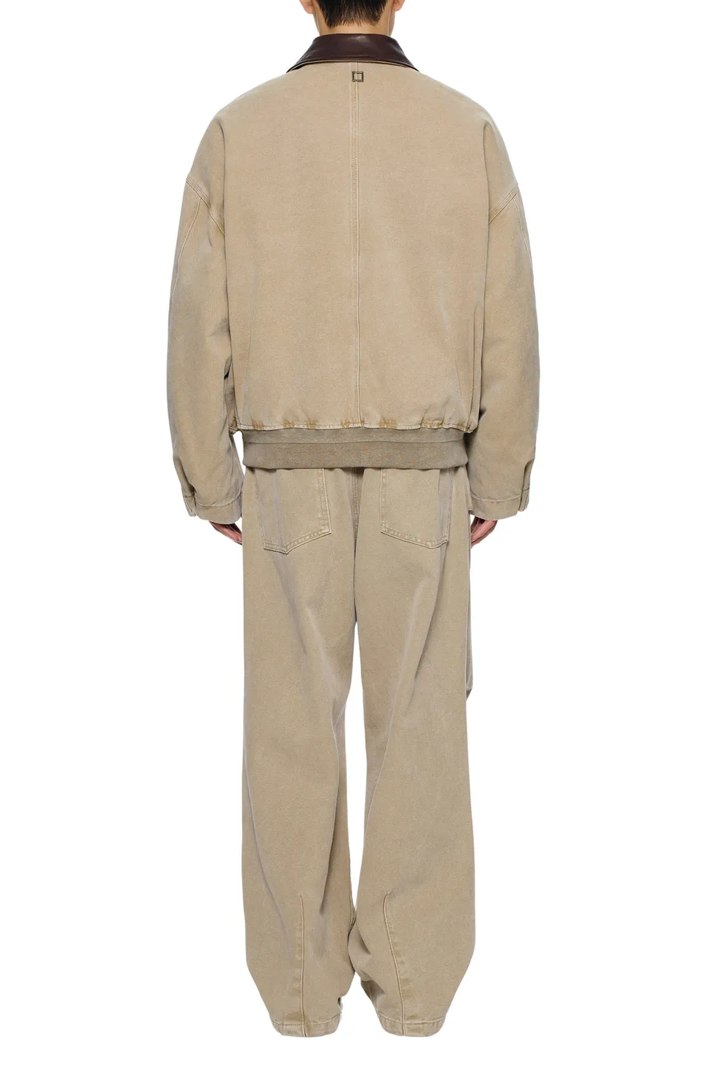 Contrast Collar Jacket