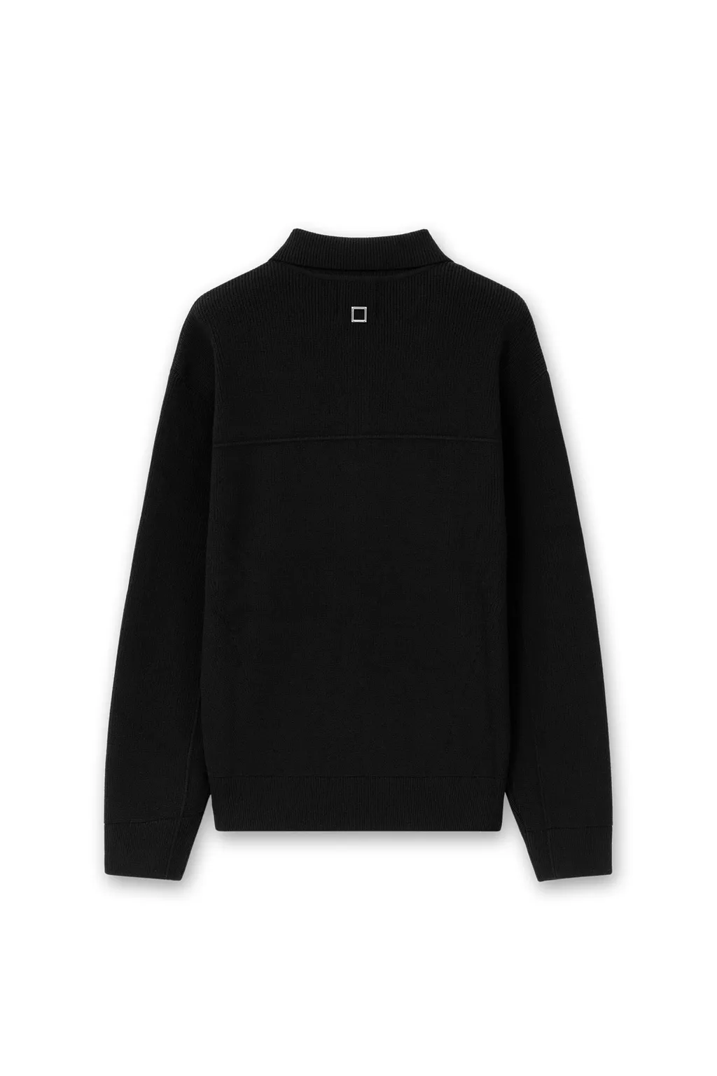 Logo Patch Half-Zip Knitwear