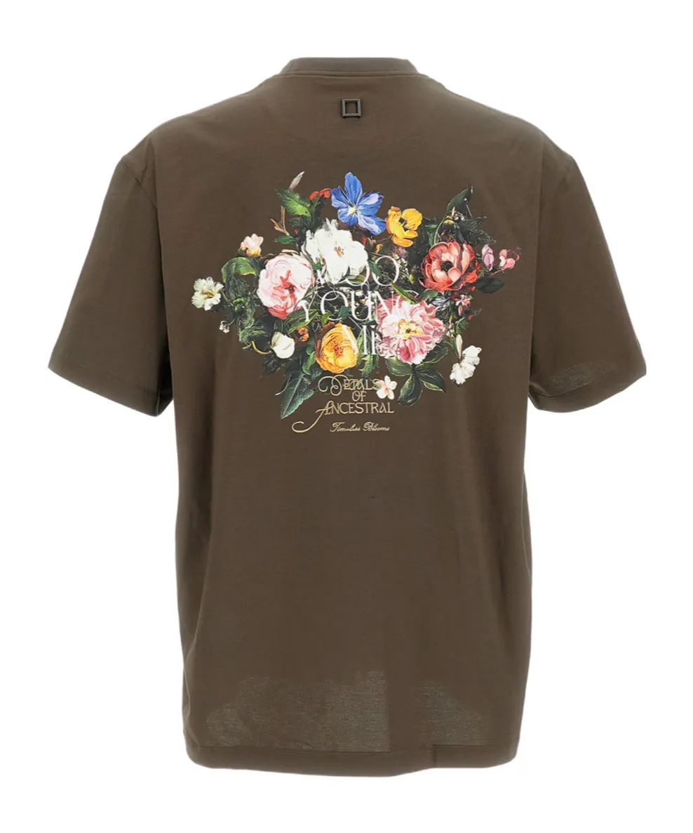 Logo Patch Floral T-Shirt