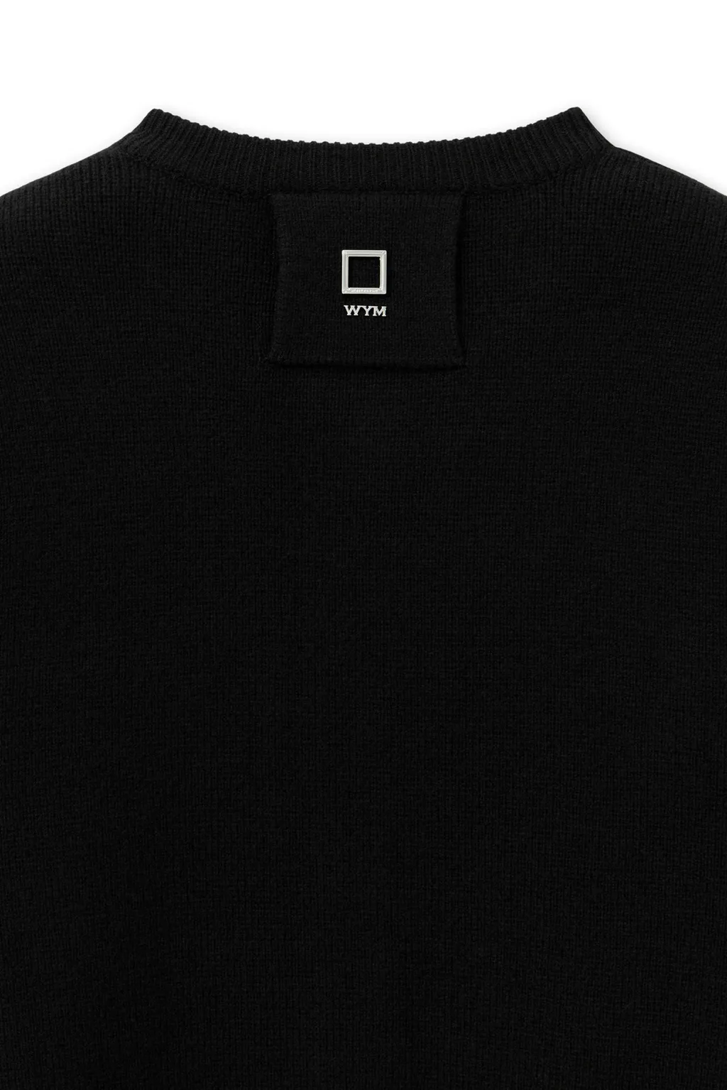 Logo Patch Crewneck Cardigan