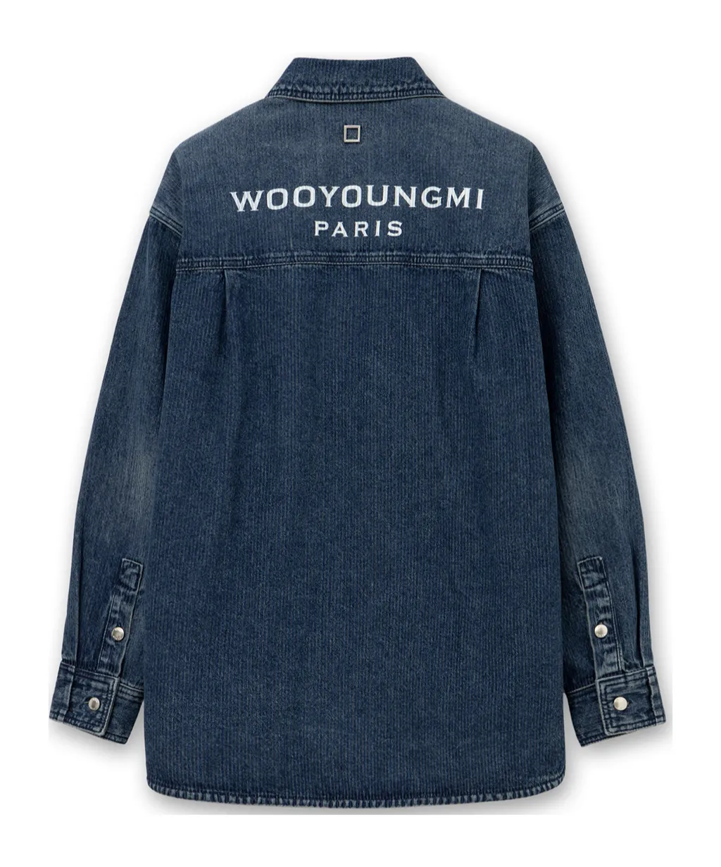Denim Shirt With Back Logo