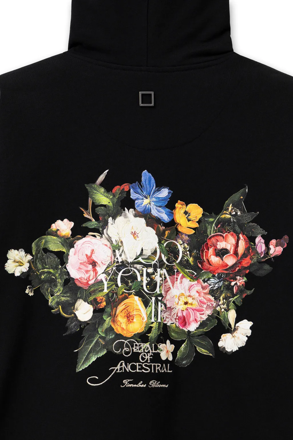 Floral Motif Hoodie