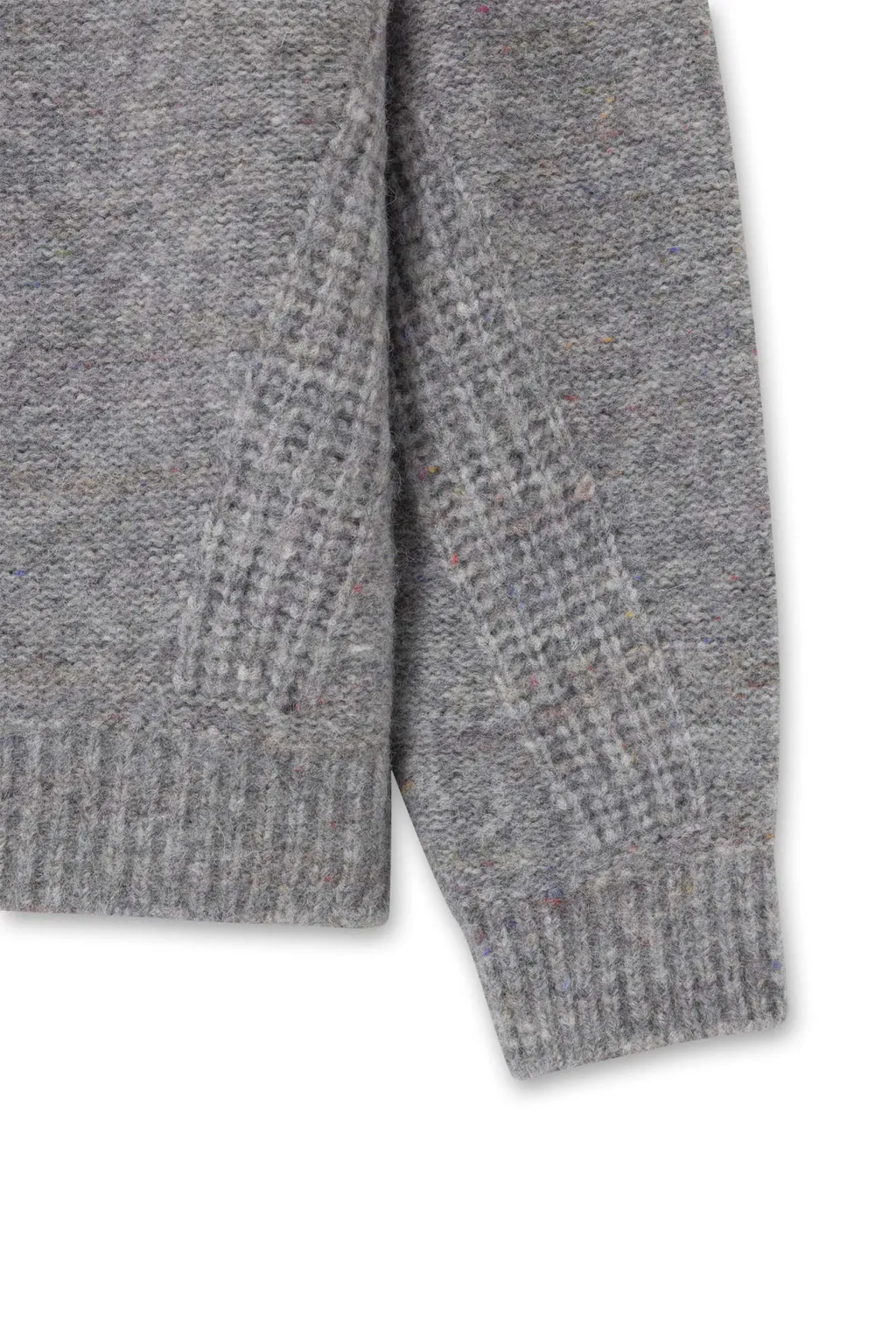 MÉLange-Effect Knitted Sweater