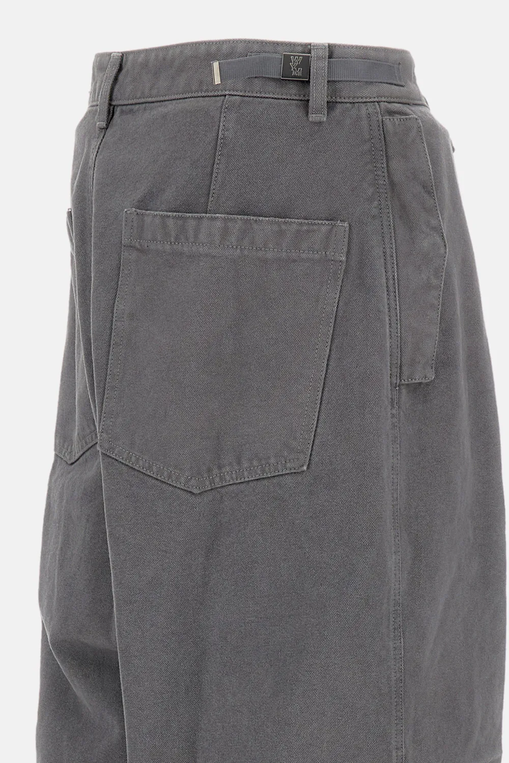 Belted Straight-Leg Pants