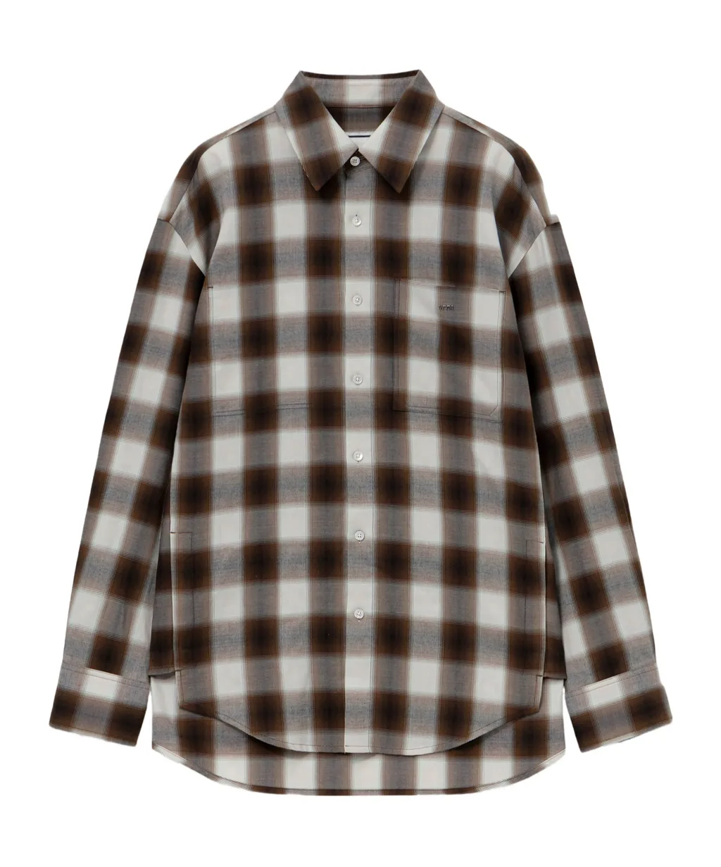 Check Logo Patch Shirt