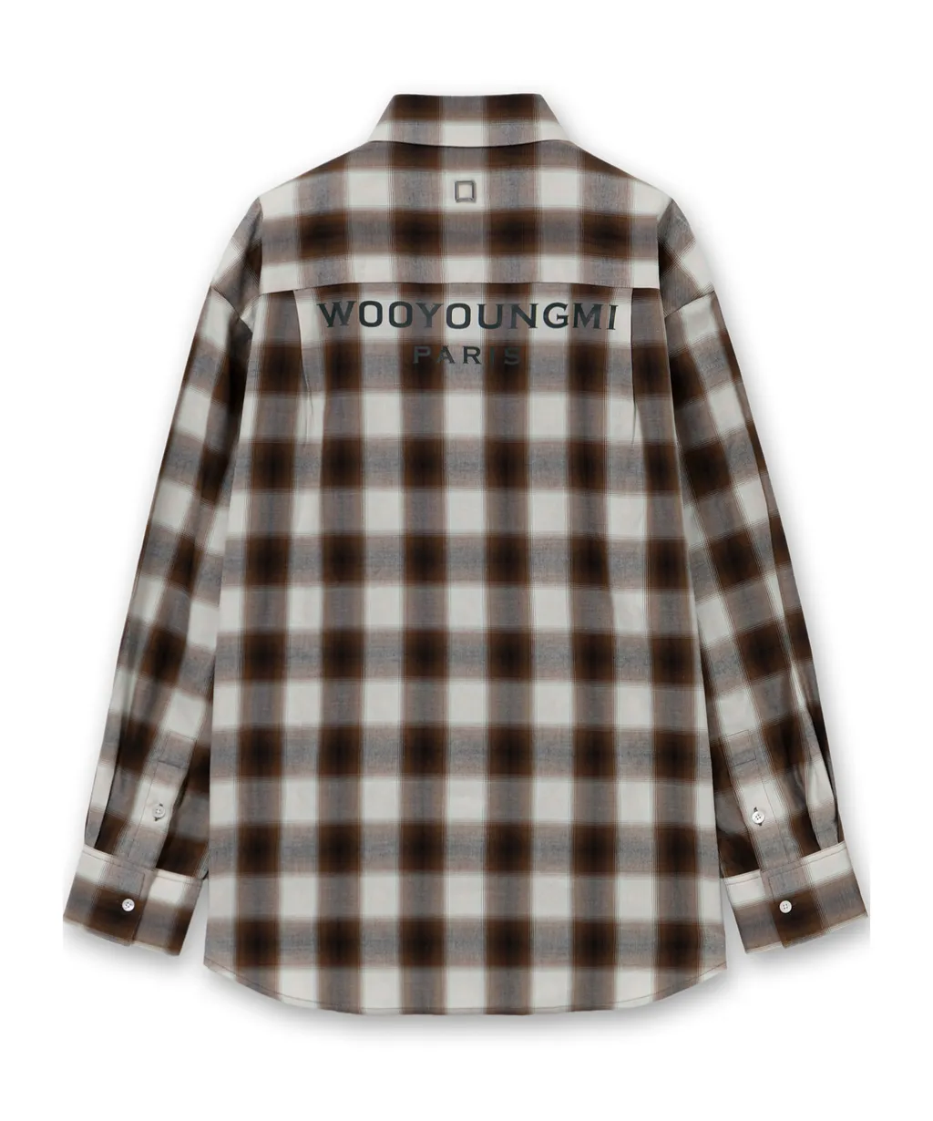 Check Logo Patch Shirt