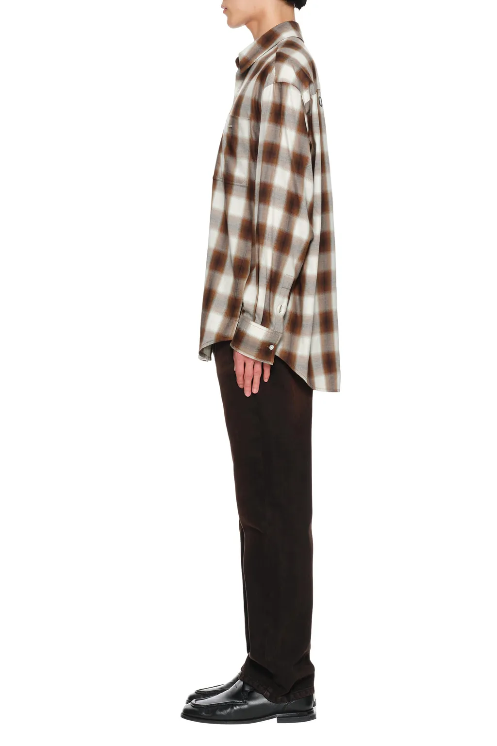 Check Logo Patch Shirt