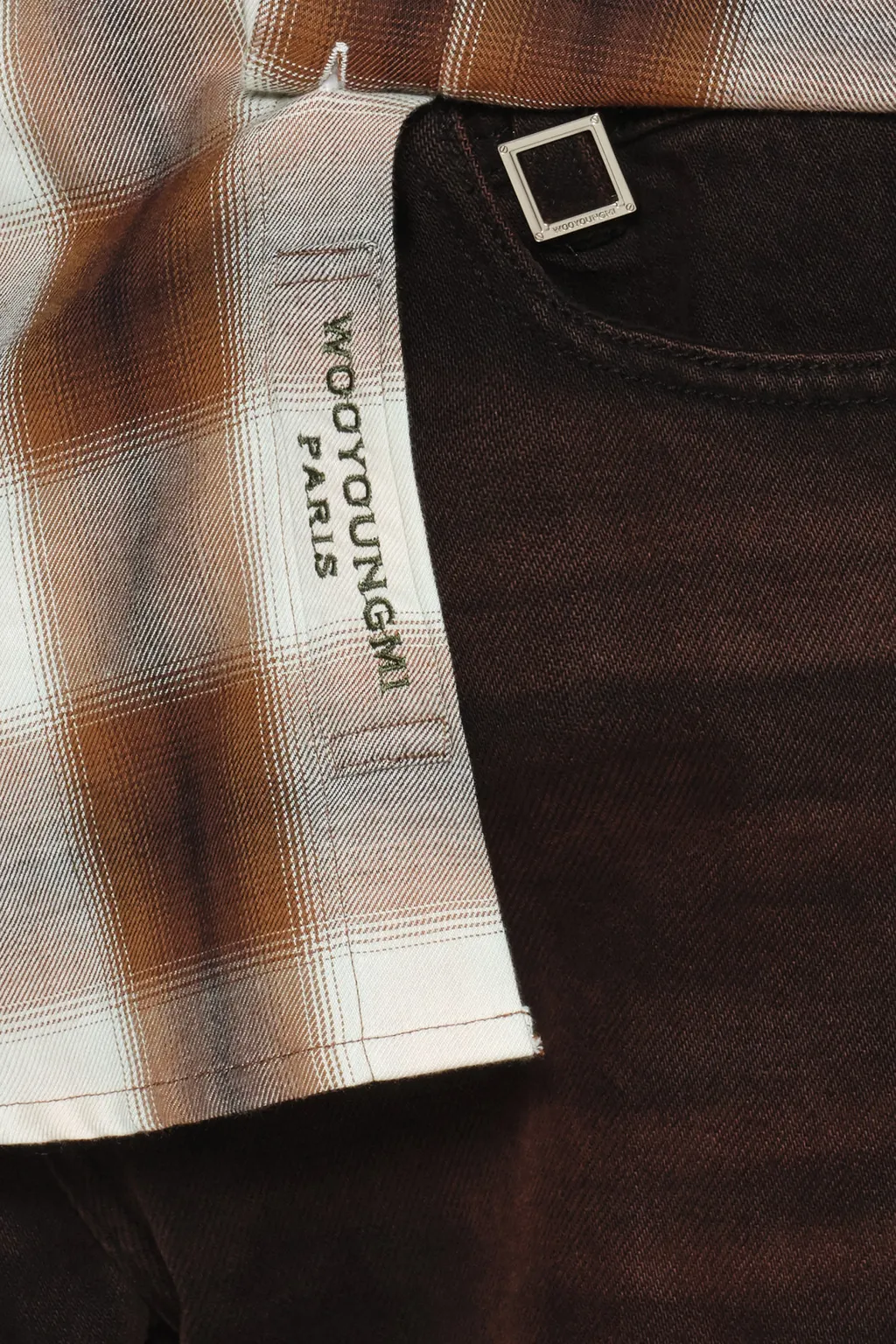 Check Logo Patch Shirt