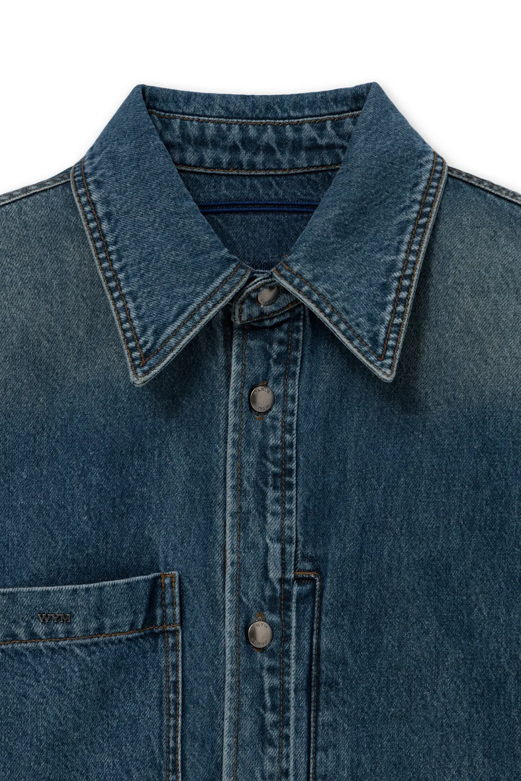 Floral Embroidered Denim Shirt