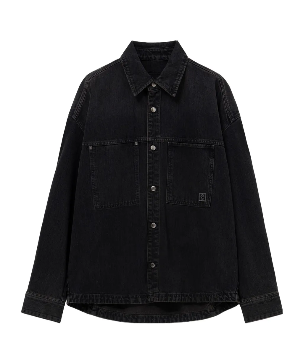 Pocket Detail Denim Shirt