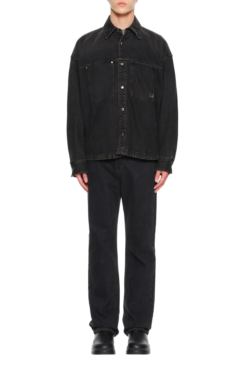 Pocket Detail Denim Shirt