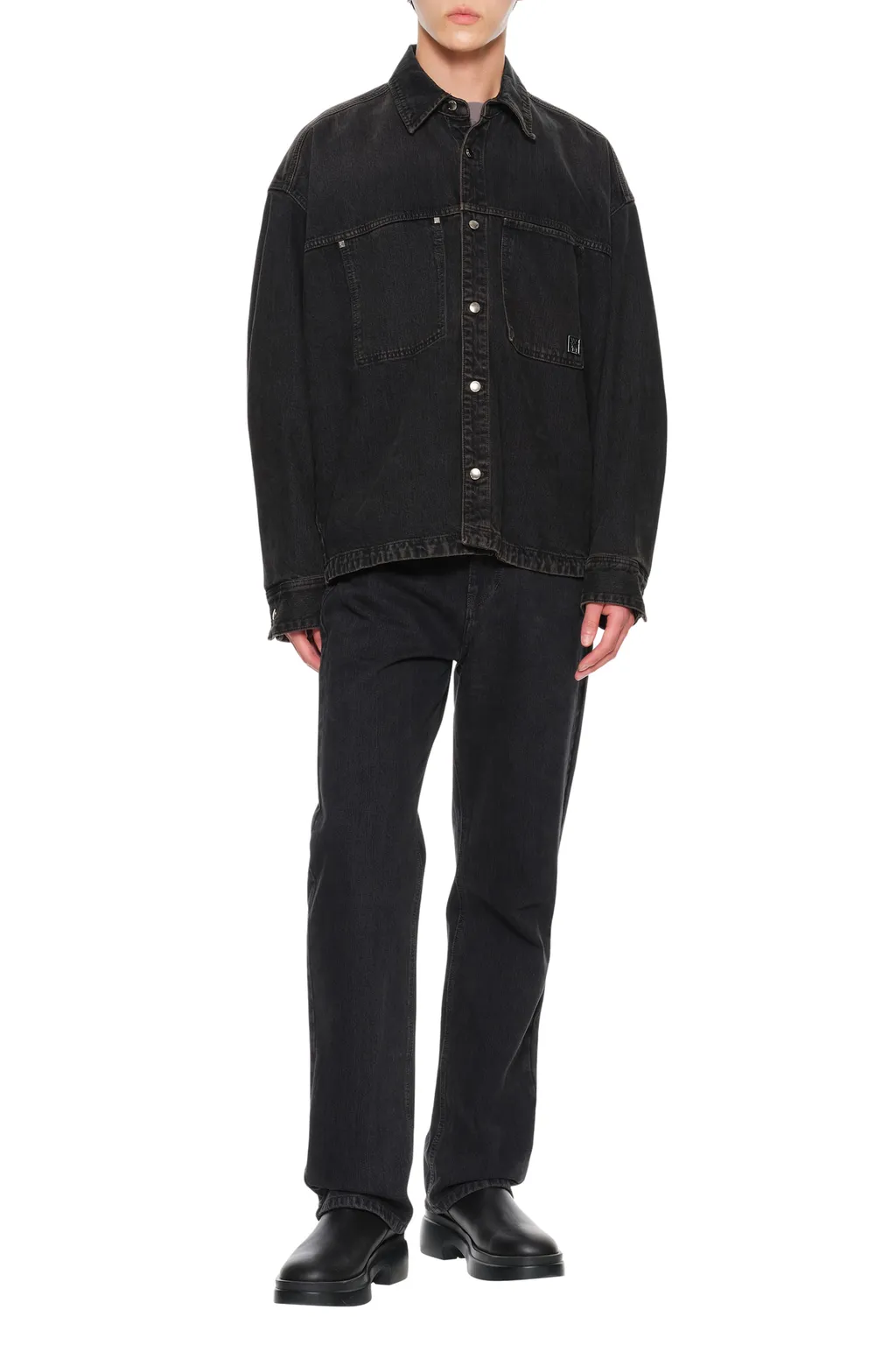 Pocket Detail Denim Shirt