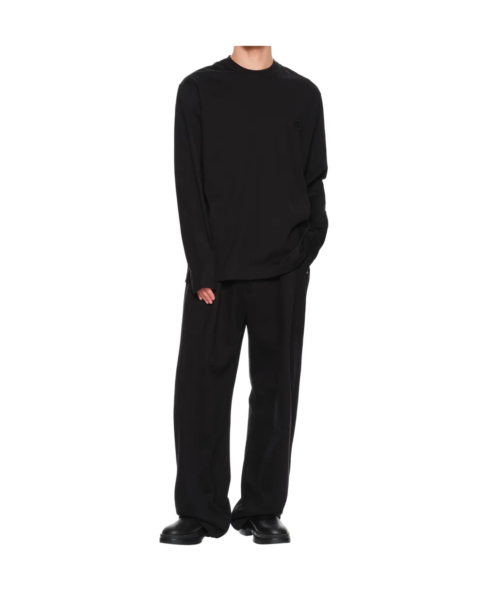 Logo Patch Crewneck T-Shirt
