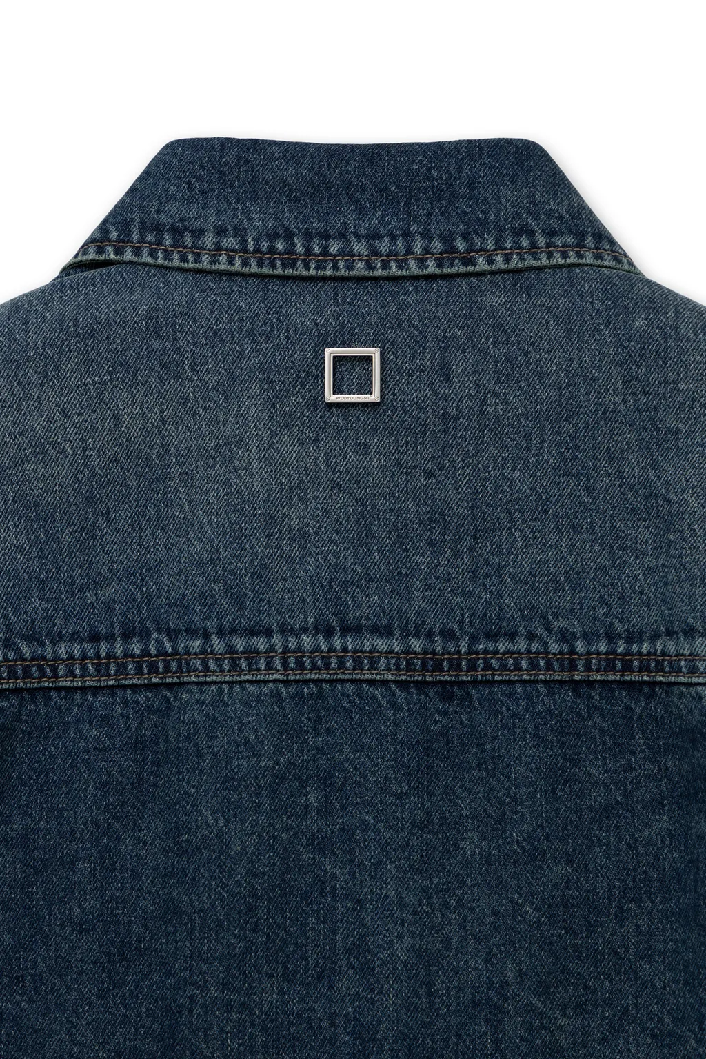 Logo-Plaque Denim Shirt