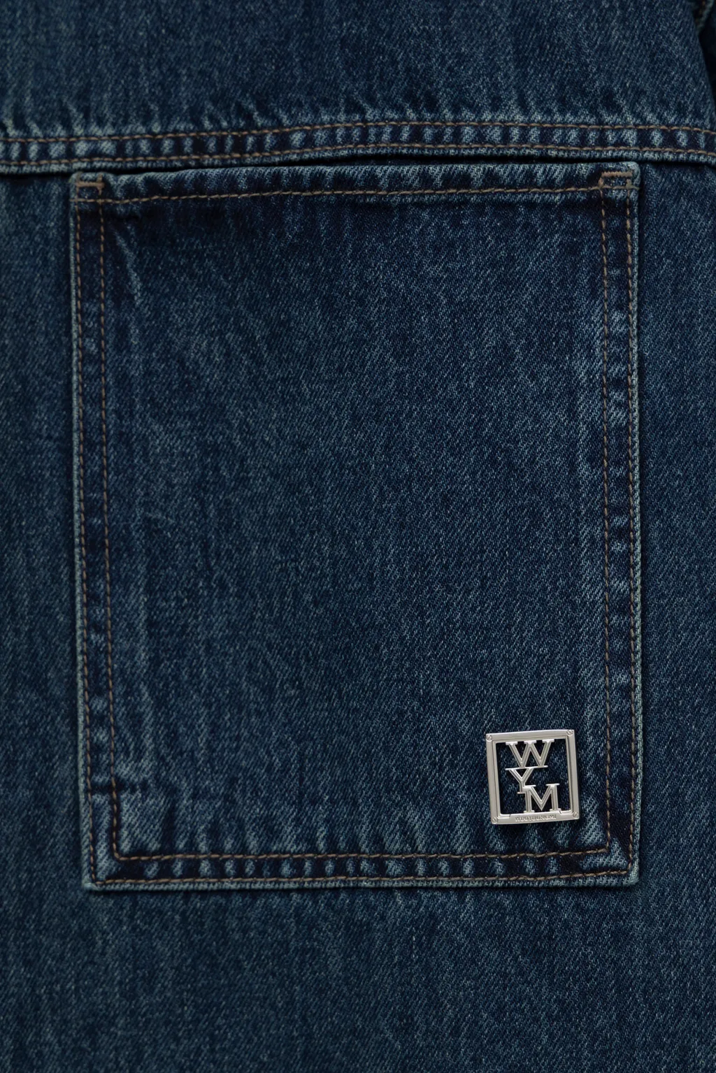 Logo-Plaque Denim Shirt