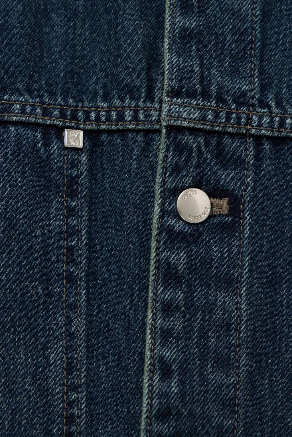 Logo-Plaque Denim Shirt