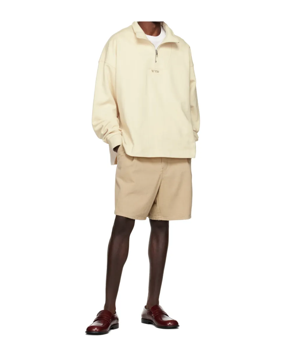 Logo Pleated Shorts
