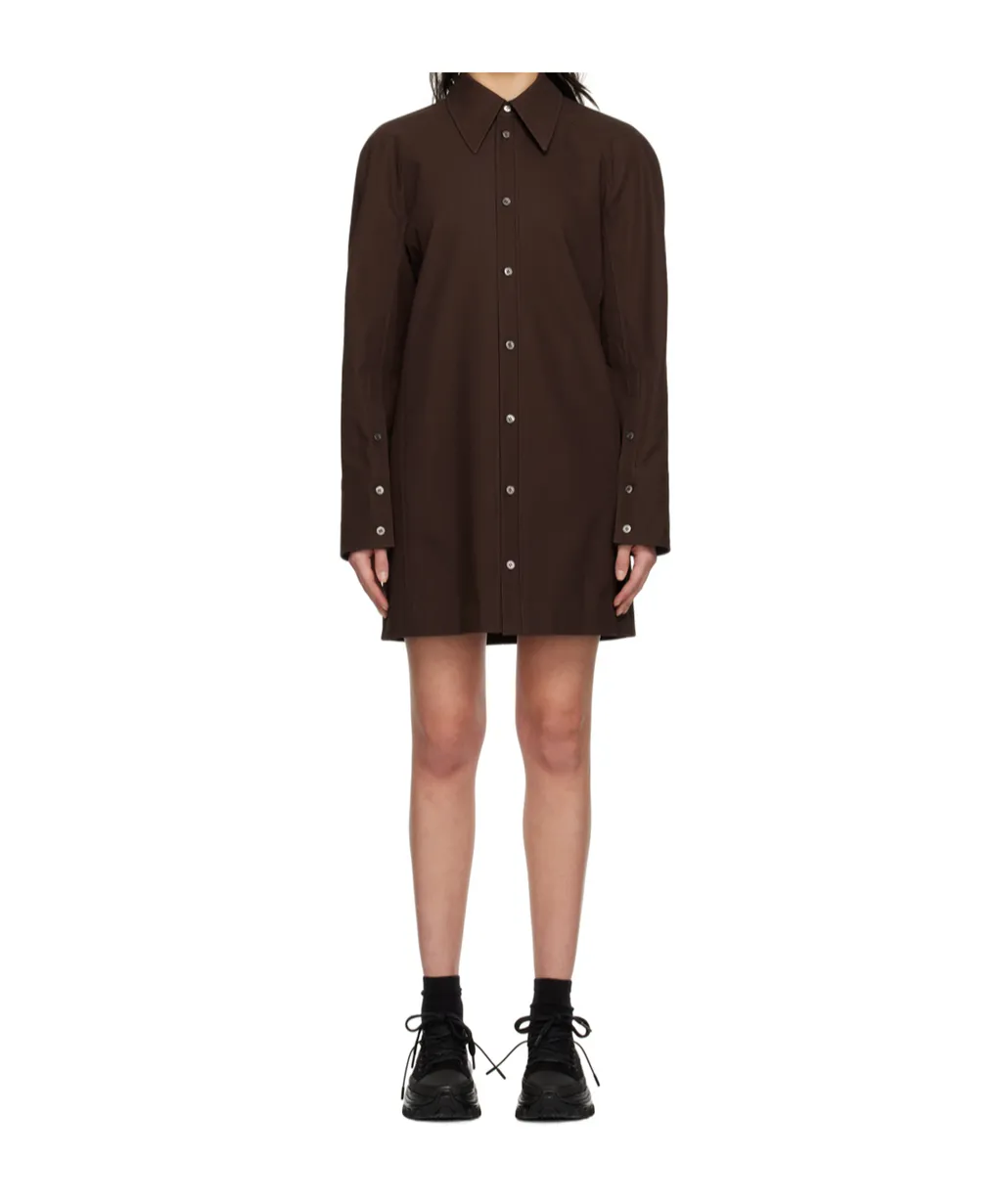Logo Long Sleeve Dress