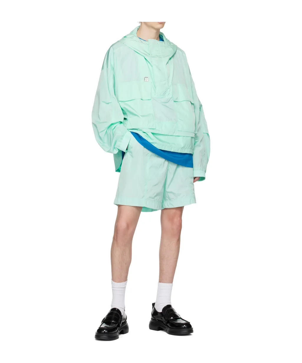 Sewed Taffeta Shorts