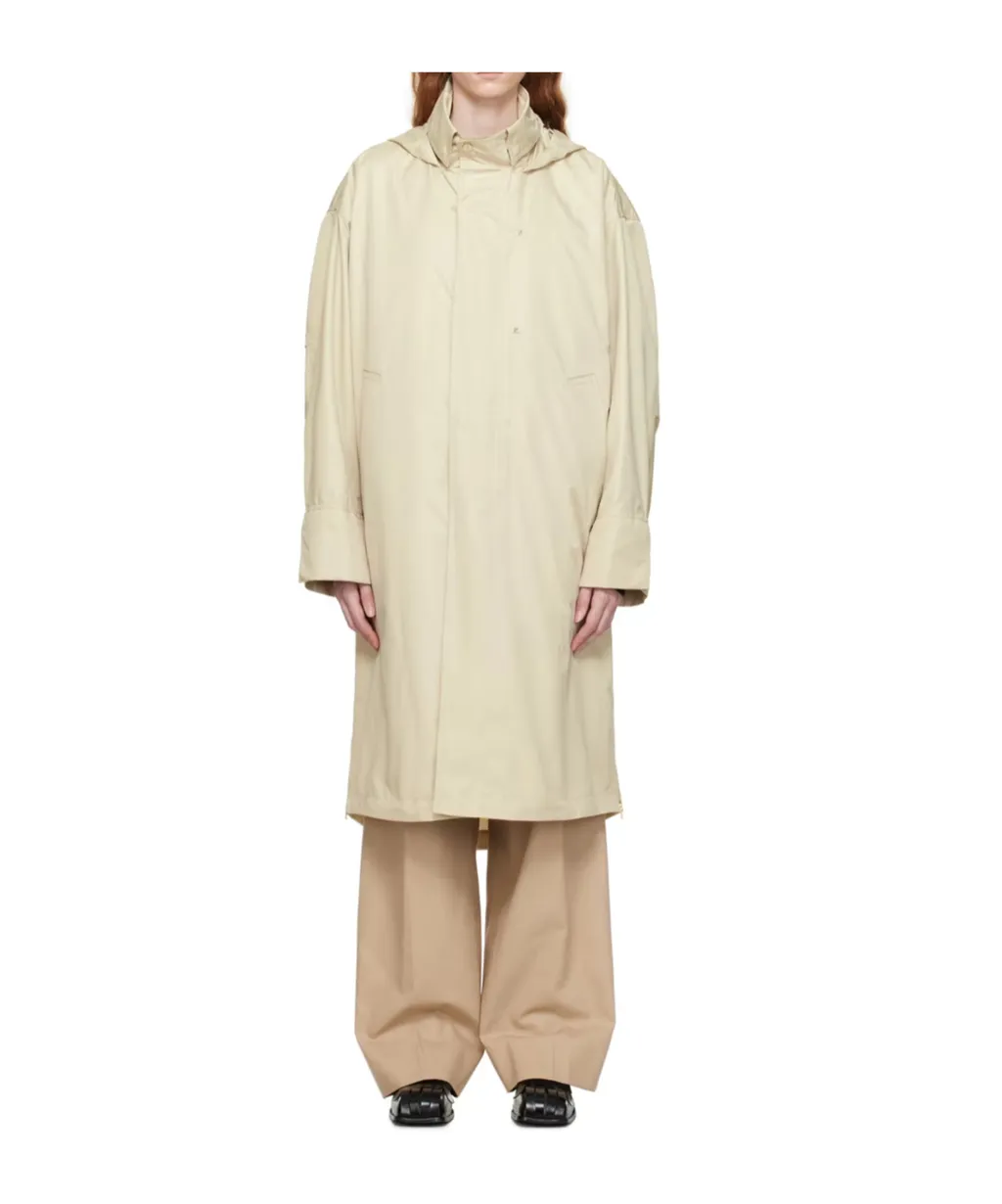 Logo Hooded Coat