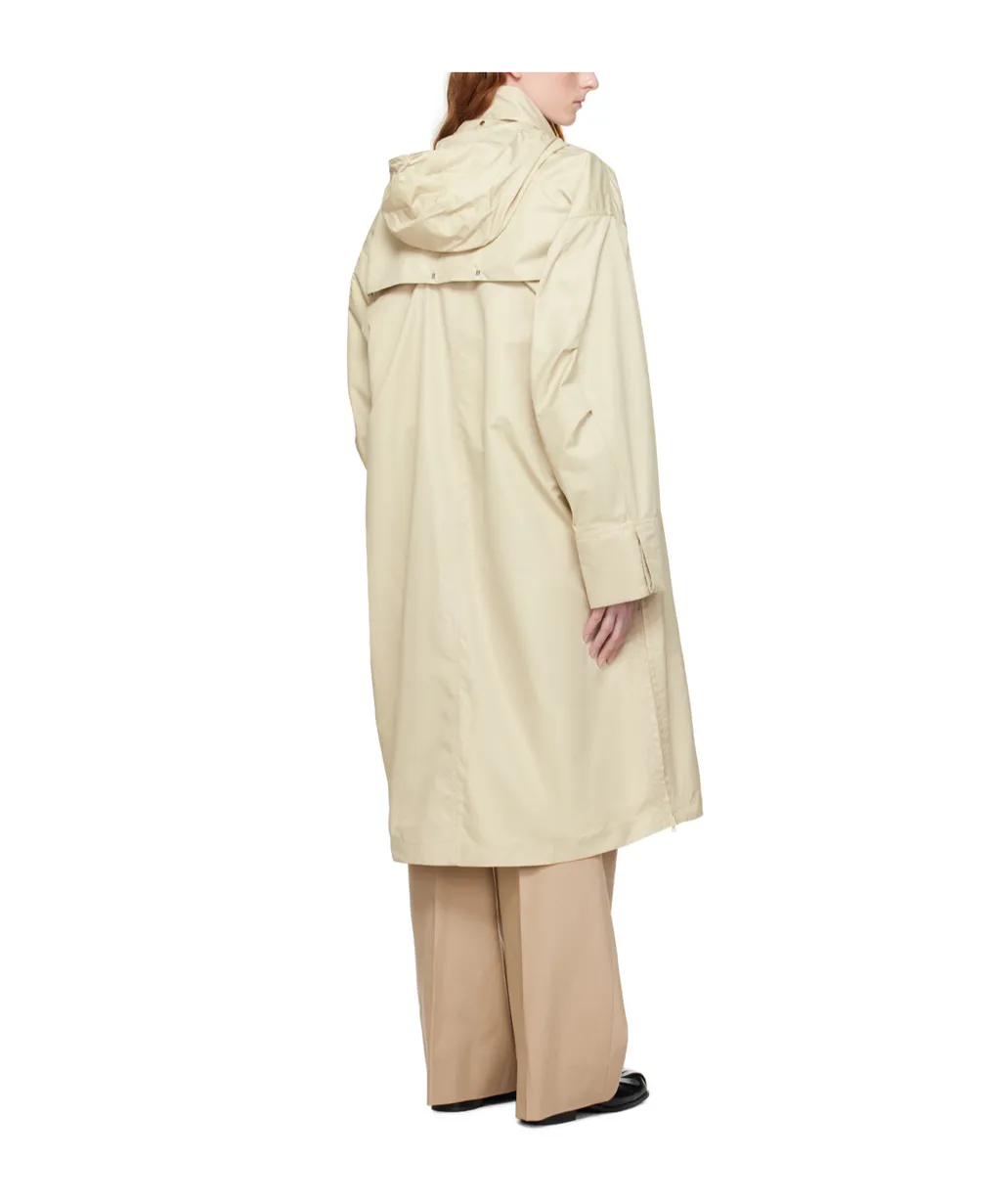 Logo Hooded Coat