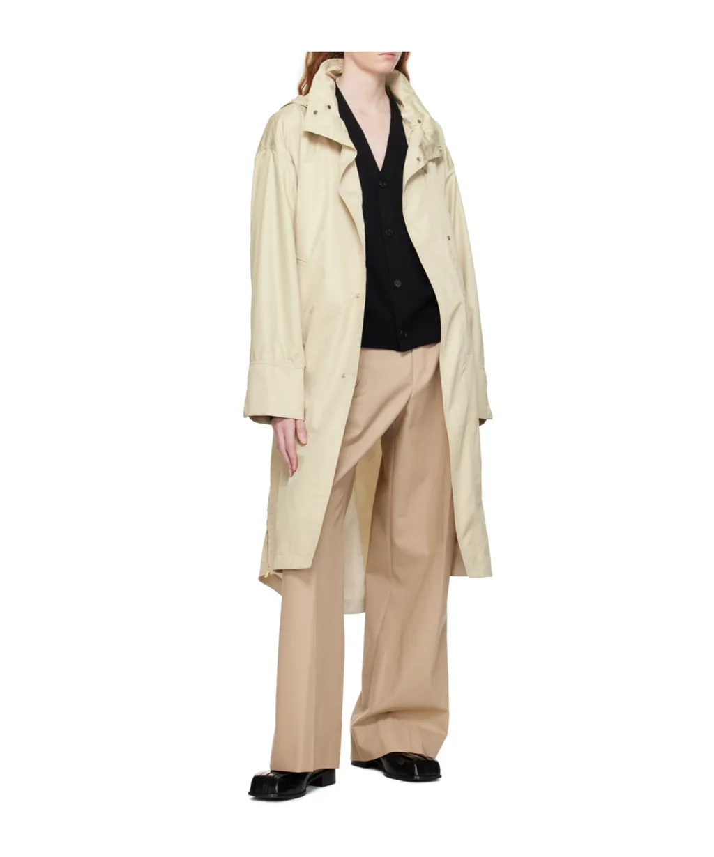 Logo Hooded Coat