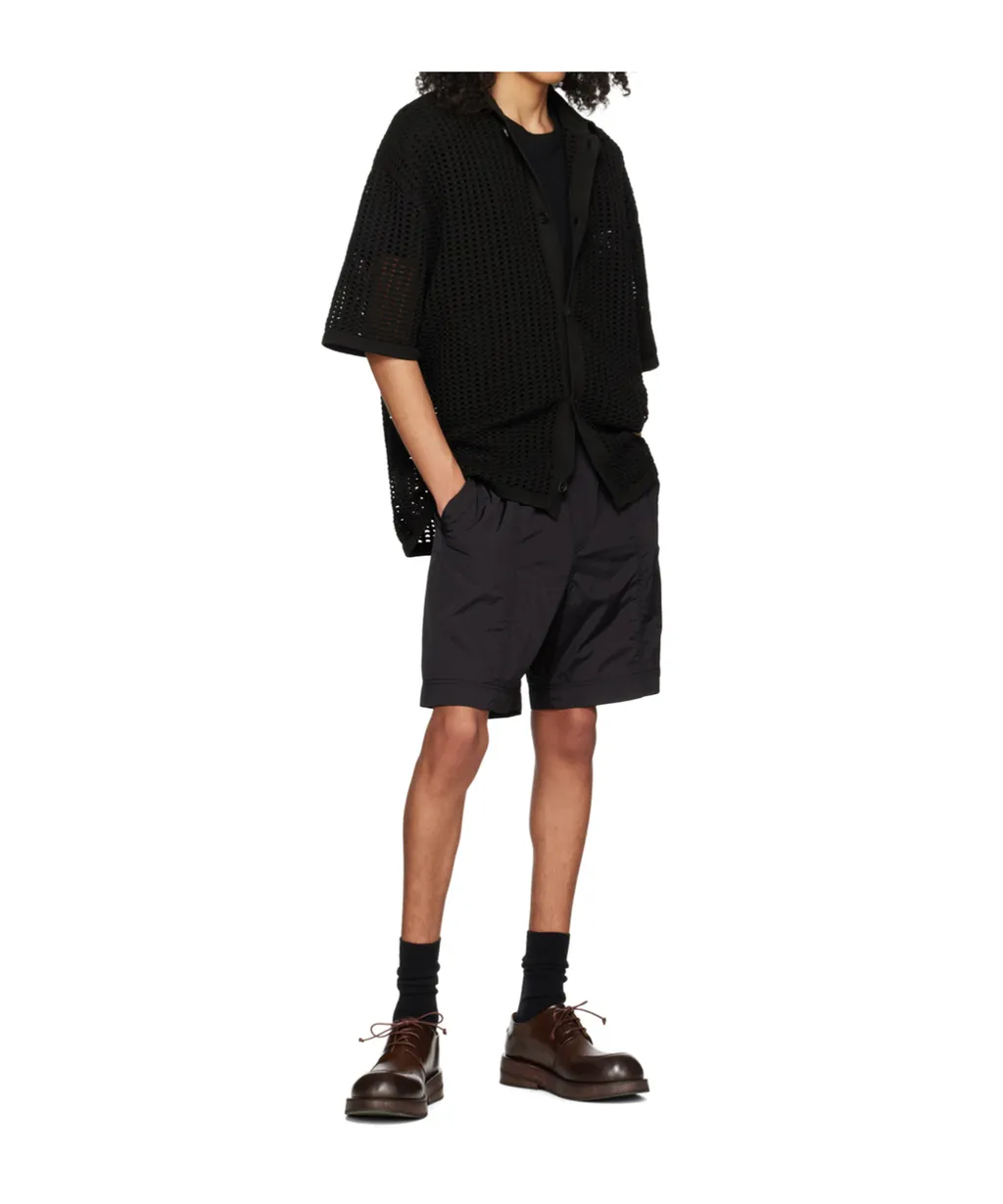Elastic Taffeta Shorts