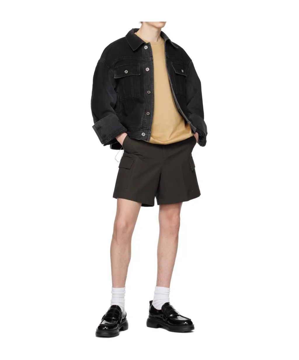 Diagonal Braided Shorts