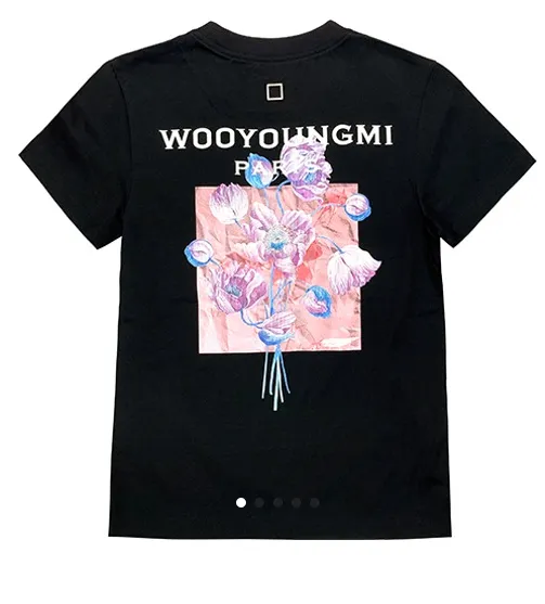 Flower-Backed Logo T-Shirt