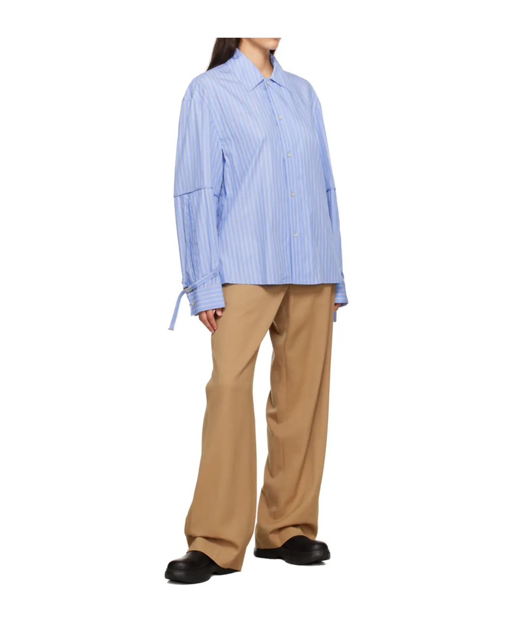 Pleated Zipper Casual Pants