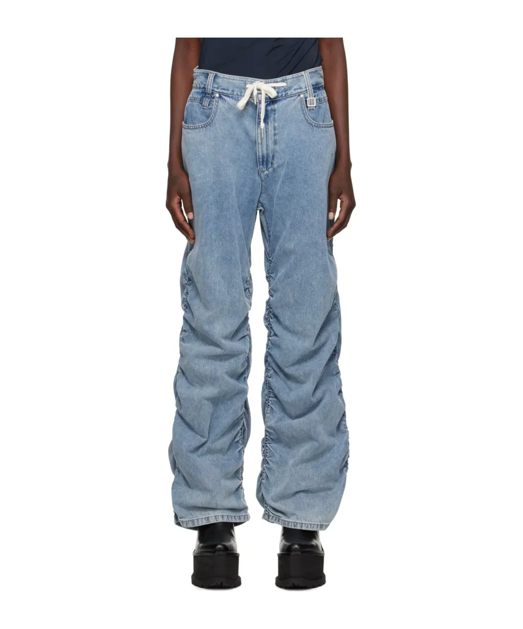 Tie-Dye Denim Trousers