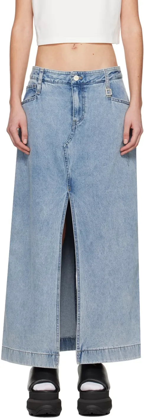 Non-Elastic Denim Skirt