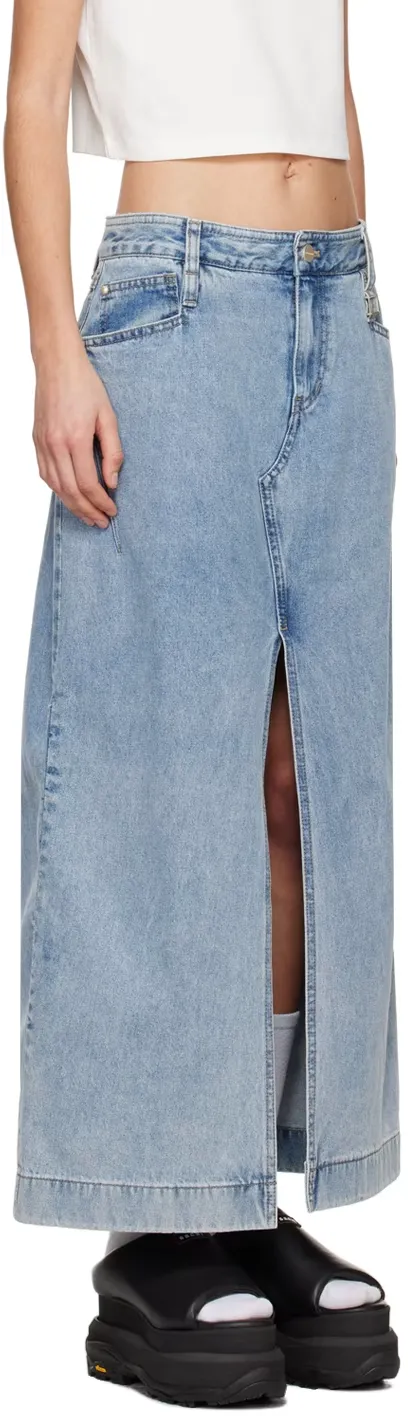 Non-Elastic Denim Skirt