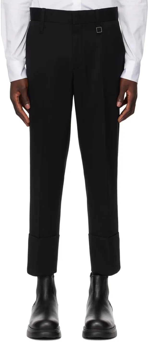 Trousers With Rolled-Up Cuffs