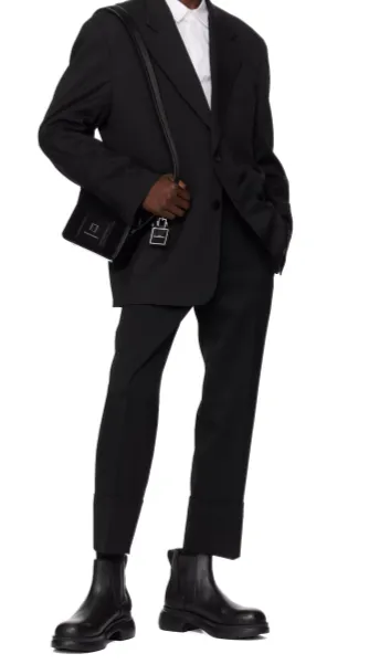 Trousers With Rolled-Up Cuffs