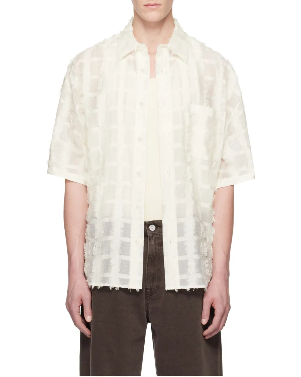 Lapel Short-Sleeved Shirt