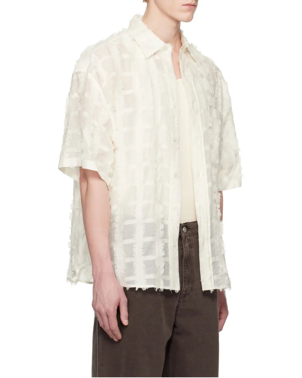 Lapel Short-Sleeved Shirt