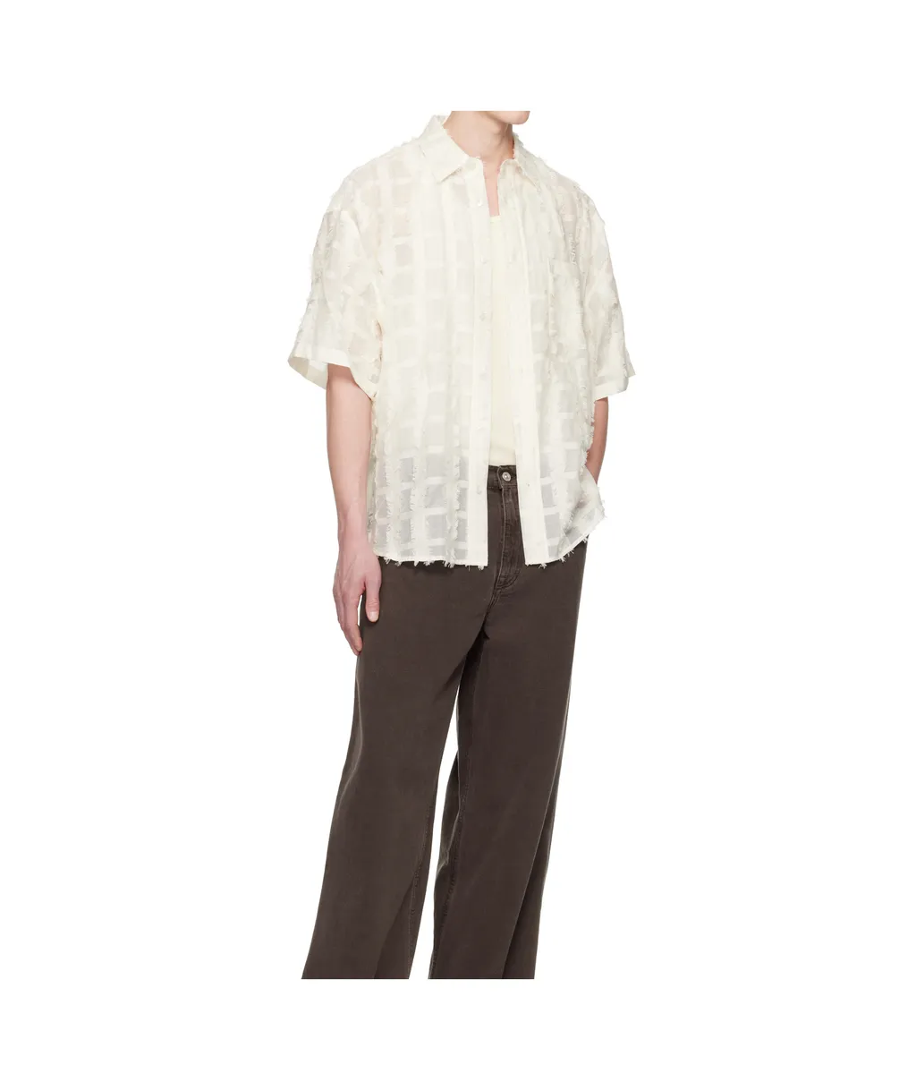 Lapel Short-Sleeved Shirt