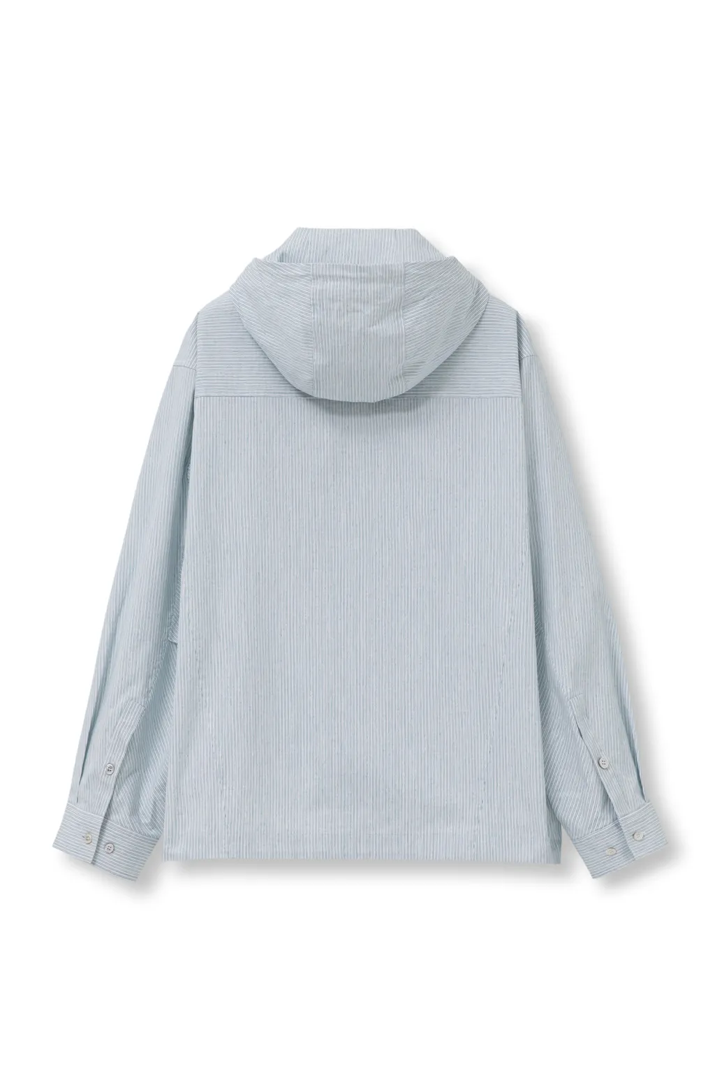 Stripe Hooded Shirt