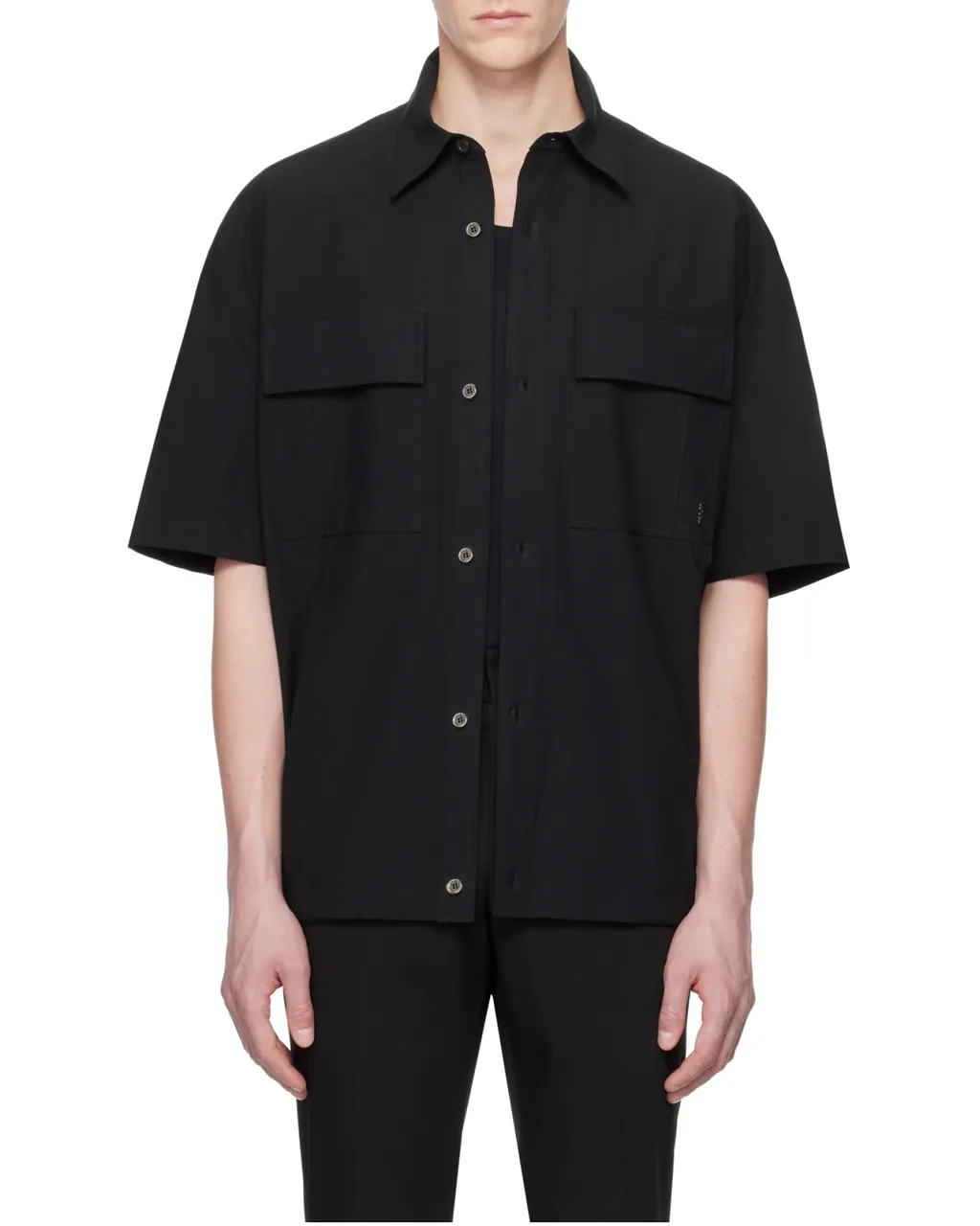 Pocketed Short-Sleeve Shirt