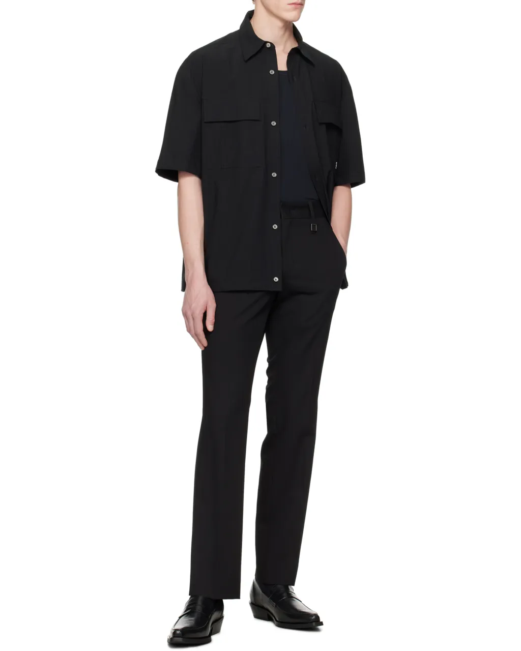 Pocketed Short-Sleeve Shirt