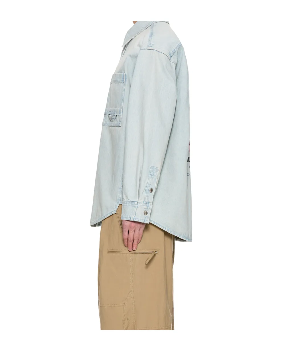 Wildflower Denim Shirt