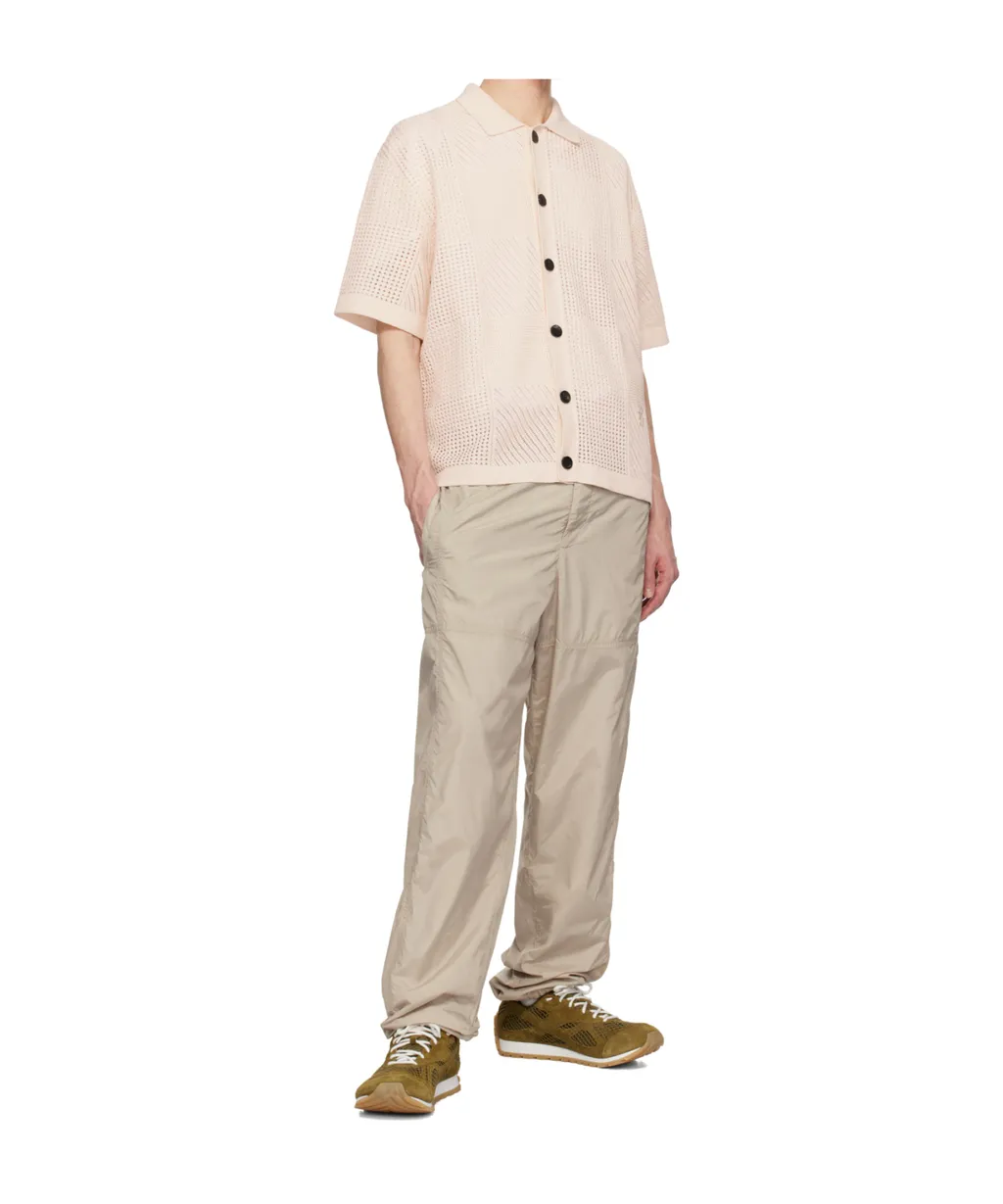Open-Knit Cotton Shirt