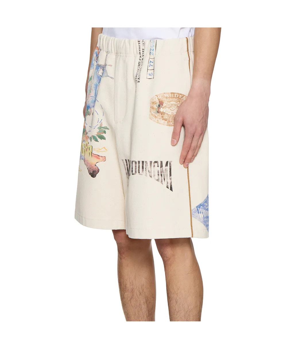 Graphic Twill Shorts
