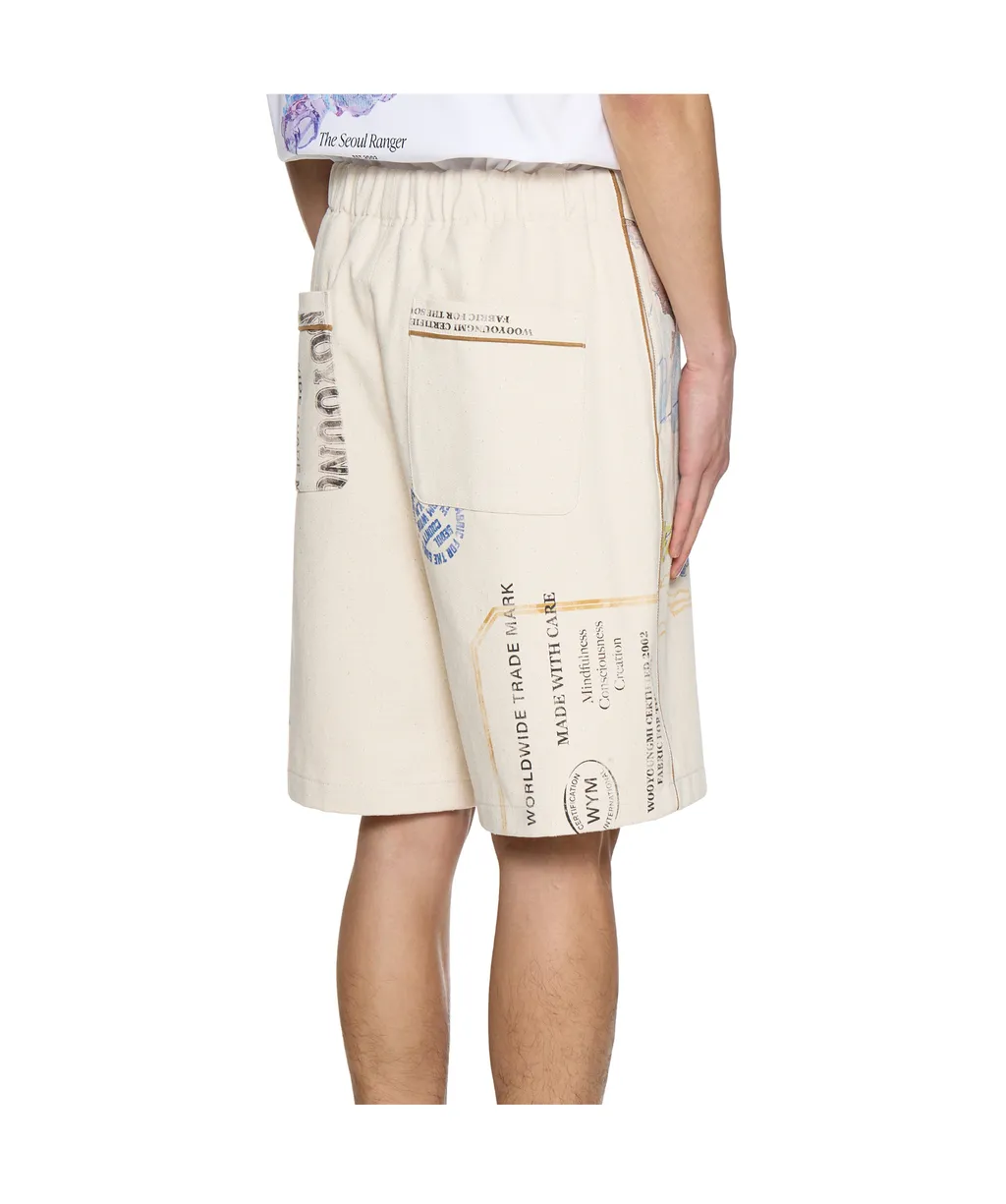 Graphic Twill Shorts