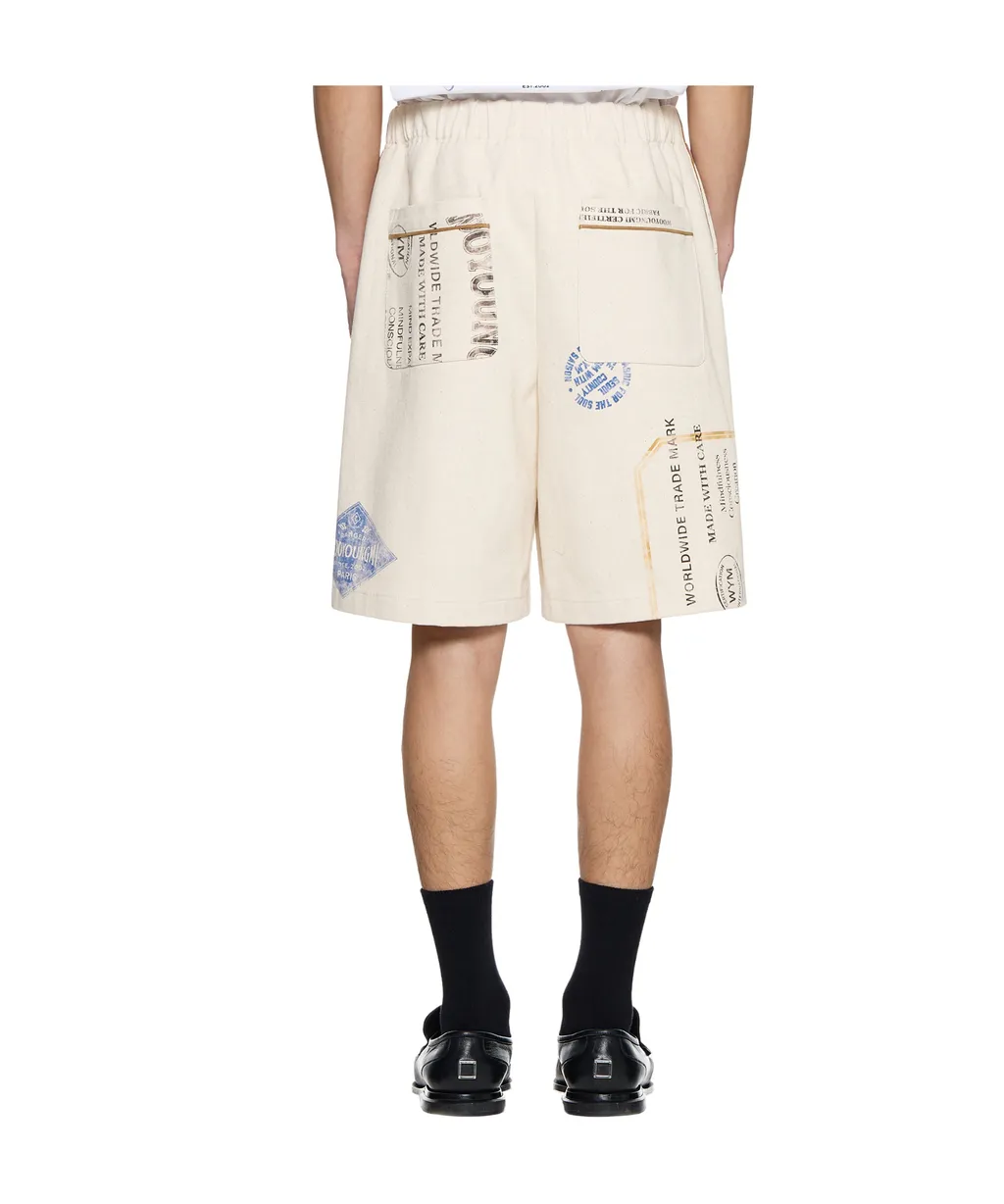 Graphic Twill Shorts