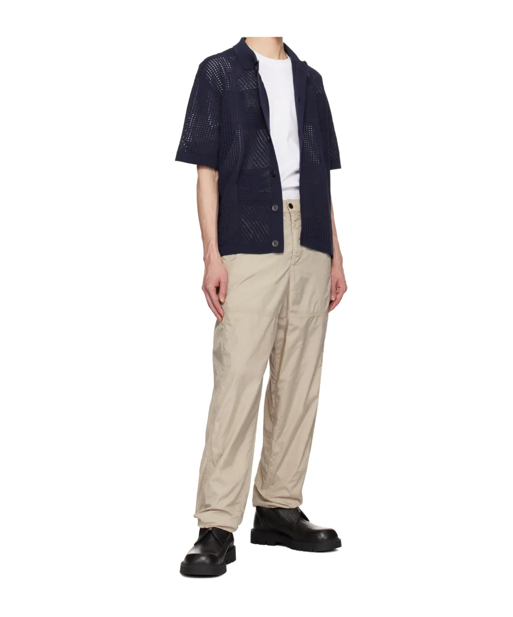 Open-Knit Cotton Shirt