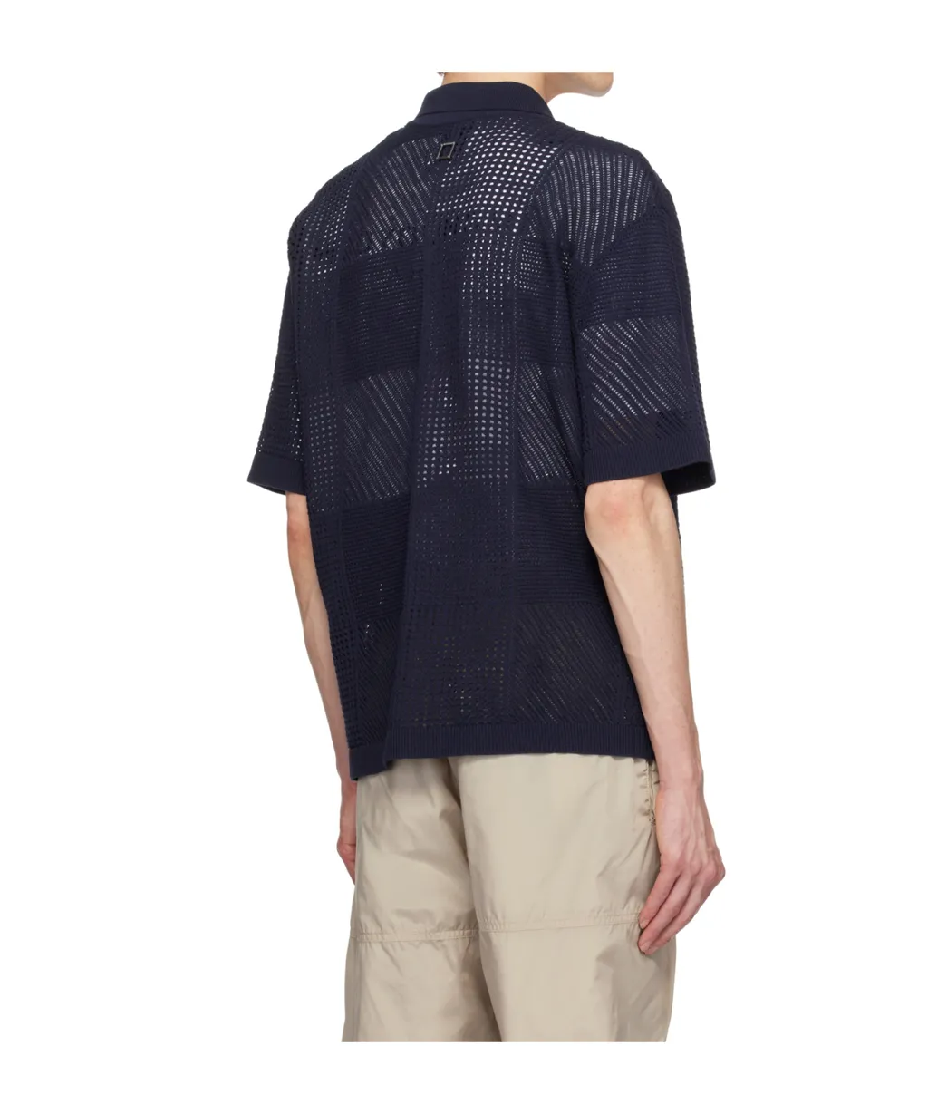 Open-Knit Cotton Shirt