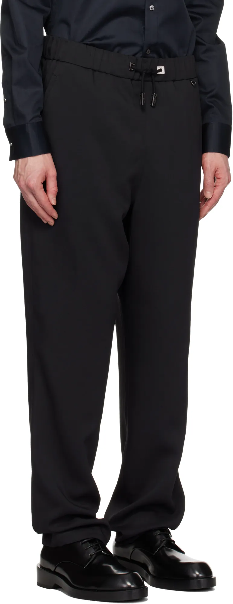 Elasticated-Waistband Trousers