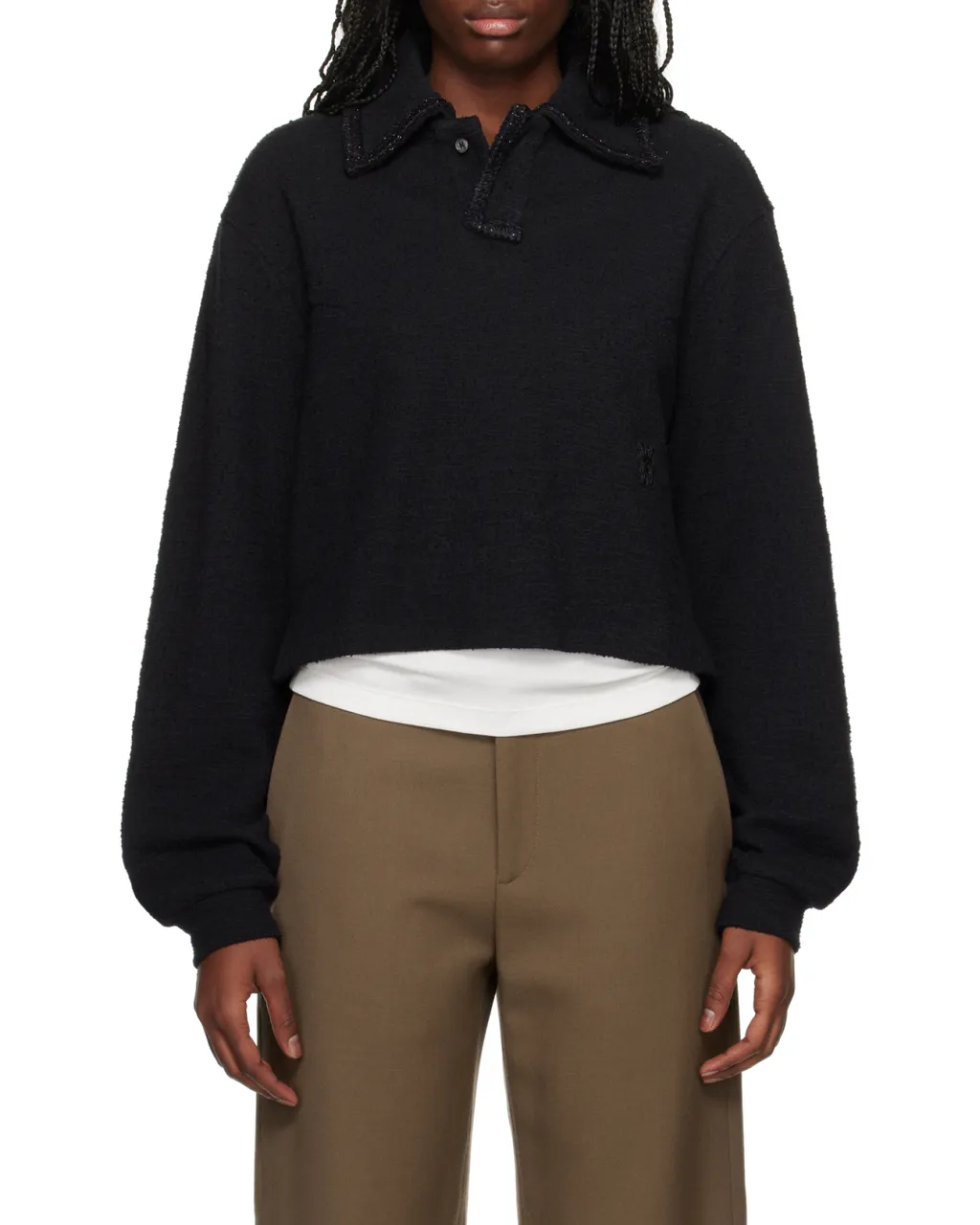 Long-Sleeved Polo Shirt